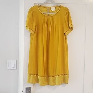 Marigold shift dress